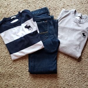 Abercrombie kids Boys T-shirt, Sweater, and Jeans